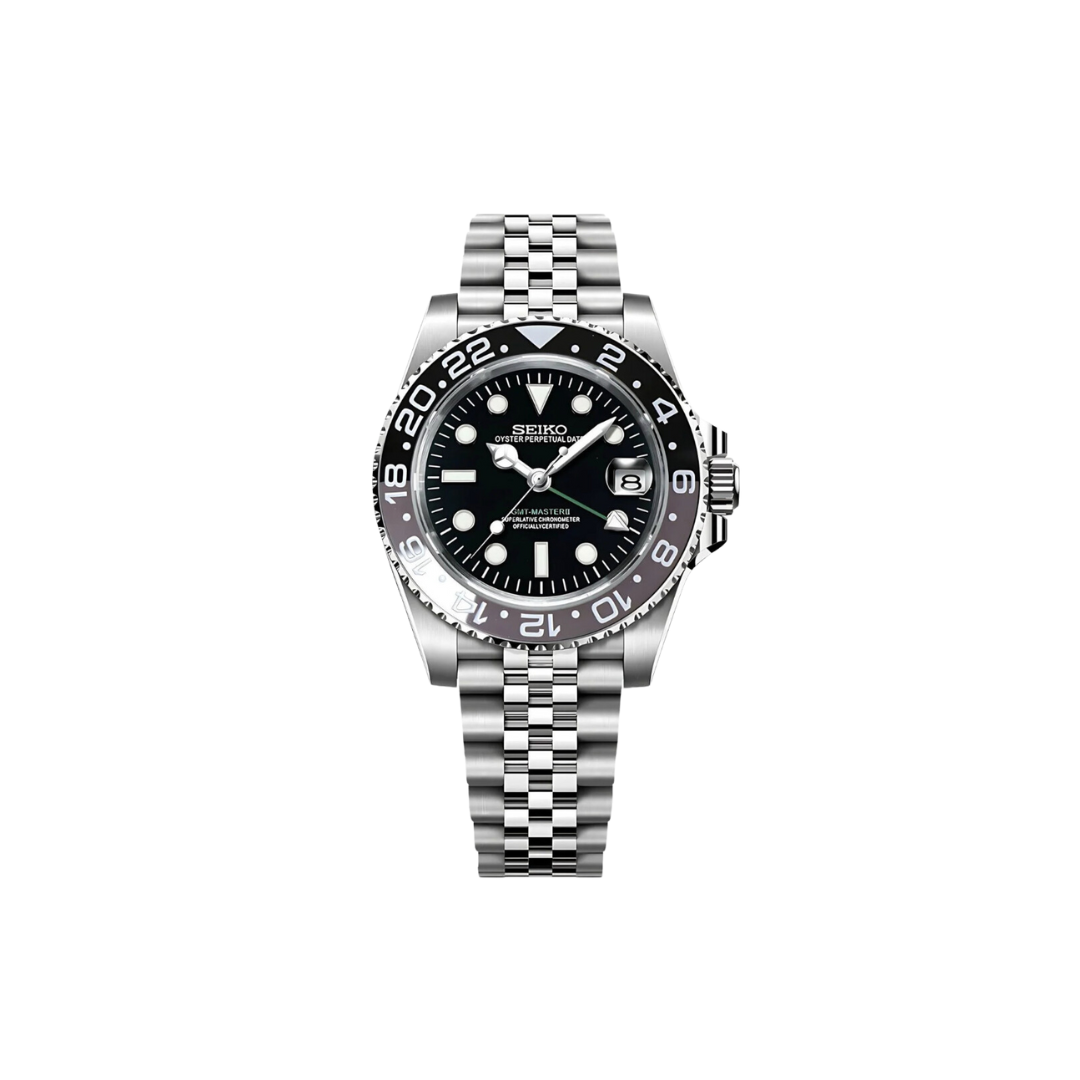 Seiko Mod GMT "Bruce Wayne" Dive Watch